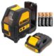 DEWALT DCE088LR Aku laser kov 4xAA erven paprsek - Aku laser kov 4xAA erven paprsek