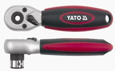 YATO YT-0328 Ráčna 1/4" STUBBY na bity L100  (0410050)