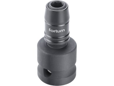 FORTUM 4790002 Adaptér pro utahovák z 1/2" čtyřhran na šestihran 1/4" CrMoV  (4790002)