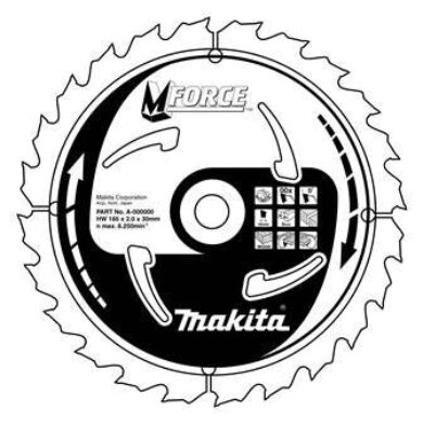 MAKITA B-09189 Kotouč pilový 165x10 24z  (7787730)