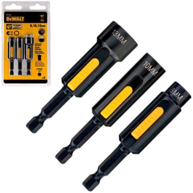 DEWALT DT7460 Sada šroubovacích nástavců s magnetem 8,10,13mm 6HR-1/4"  (7796871)