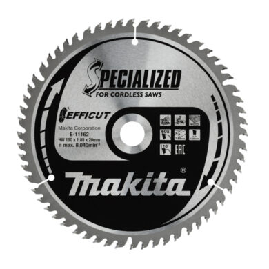 MAKITA E-11162 Pilový kotouč 190x20 60z  (7797045)