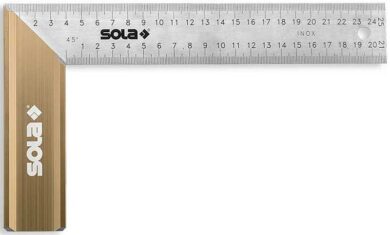 SOLA 56012101 Úhelník truhlářský 250x145mm SRB 250  (7797059)