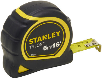 STANLEY 0-30-696 Metr svinovací 5m/16ft (mm+inch) Bimateriální Tylon blister  (7852482)