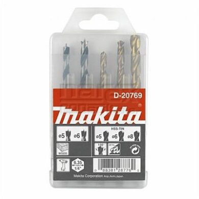 MAKITA D-20769 Sada vrtáků do kovu a dřeva E6,3  (7885238)