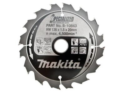 MAKITA B-10643 Pilový kotouč 136x20 16z  (7886102)