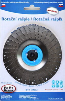 MAGG ROTO11515 Rotační rašple jemná 115x22,2x1,5mm pro úhlové brusky  (7887017)