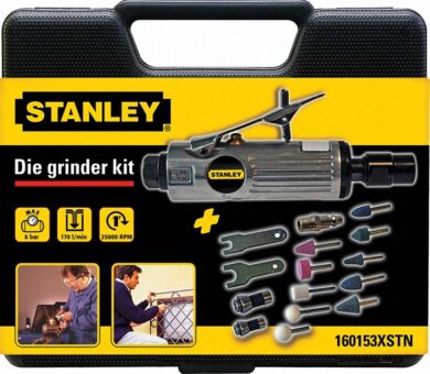 STANLEY 160153XSTN Bruska přímá pneu s příslušenstvím  (7895274)