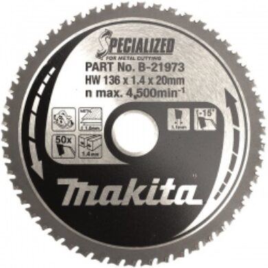 MAKITA B-21973 Pilový kotouč 136x20 50z  (7903151)