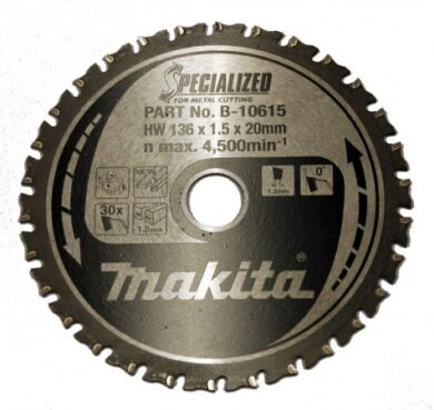 MAKITA B-10615 Pilový kotouč 136x20 30z  (7903725)