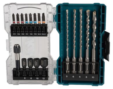 MAKITA E-07026 Sada bitů a vrtáků SDS+ 18dílná  (7919678)