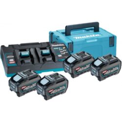 MAKITA 191U42-2 Set akumulátorů 40V XGT 4x5,0Ah BL4050 + DC40RB - Set originlnch akumultor novho aku systmu XGT 40V o kapacit 5,0Ah. Duln nabjeka a Kufr Makpac. MAKITA