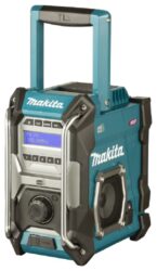 MAKITA MR003GZ Aku rádio 10,8-40V-230V CXT/LXT/XGT (bez aku) - Aku rdio s pjmem digitlnho signlu DAB a DAB+ (bez aku), monost uloen 5 stanic. Pracuje na akumultory 12-40V nebo na sov adaptr.