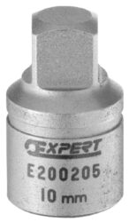 EXPERT E200205 Hlavice vypouštěcí 3/8" zástrčná 10mm 4HR - 3/8 zástrčná čtyřhranná vypouštěcí hlavice 10 mm