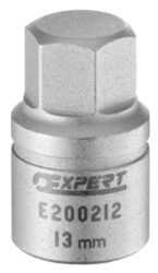 EXPERT E200214 Hlavice vypouštěcí 3/8" zástrčná 17mm 6HR - 3/8 zástrčná šestihranná vypouštěcí hlavice 17mm