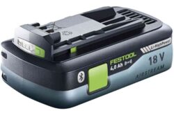 FESTOOL 205034 Akumulátor 18V 4,0Ah HighPower BP 18 Li 4,0 HPC-ASI - Kompaktn, vkonn akumultor 18V o kapacit 4,0Ah pro pln vkon s hmotnost mn ne 600 gram. LED ukazatel nabit. Obvodov rmeek z mkkho gumovho materilu pro ochranu a bezpen odloen nad na ikmch plochch. FESTOOL 
